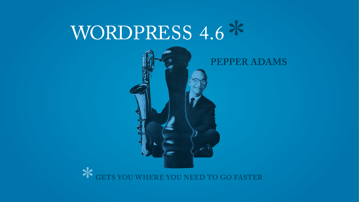 WordPress 4.6 WordPress 4.6